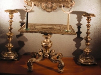 Silber Lenker mit Augsburger Silbermoebel